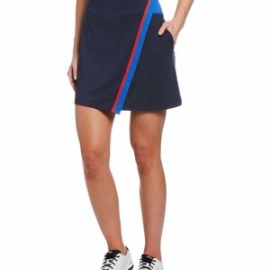Callaway TrueSculpt Golf Skort XL Navy Blue Colorblock Cooling Stretch